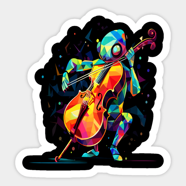 Ant Playing Violin Sticker by JH Mart